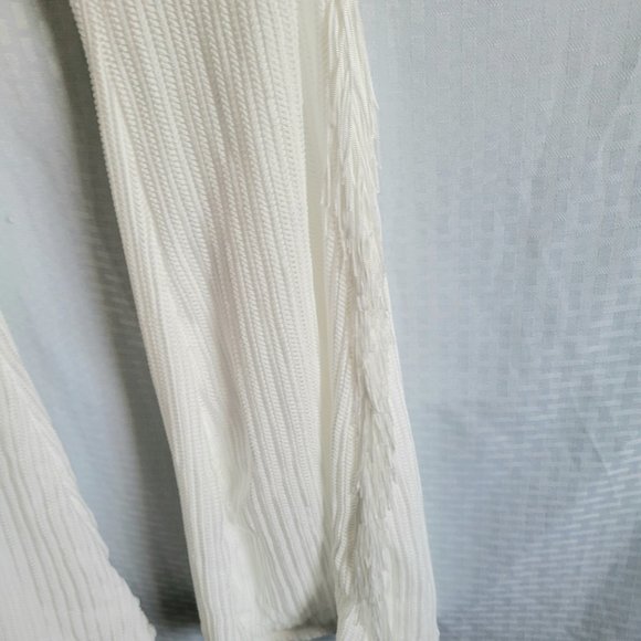 Fashion Nova Always Wining Fringe Pant Set - Size: 1X, Color: Ivory - Picture 11 of 12